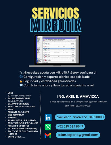 Mikrotik: Configuraciones Y Soporte Técnico.