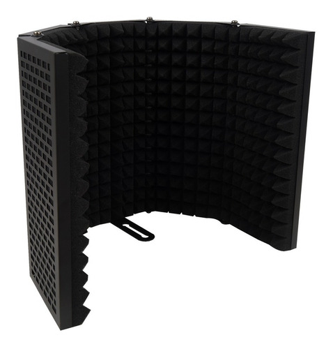 Amw Vb20 v2 Vocal Booth Para Pedestal Difusor Acústico em Metal com espuma interna cor preto
