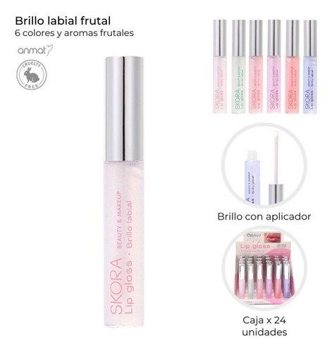 Skora Beauty Lip Gloss Frutal Glow Vibes 39572