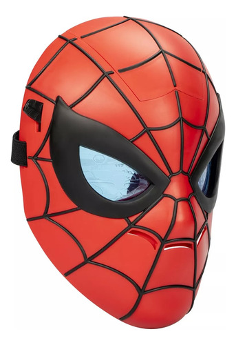 Spider Man Máscara Luminosa Marvel Hasbro Rojo Spiderman