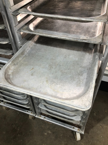 * Carro Latero Panadería Aluminio C/bandejas 60x45 *leer* (Usado)