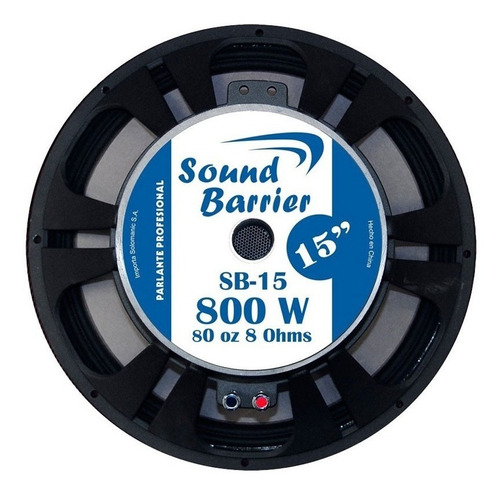 Parlante Soundbarrier Sb-15 - 15  - 800w. -  Aluminio