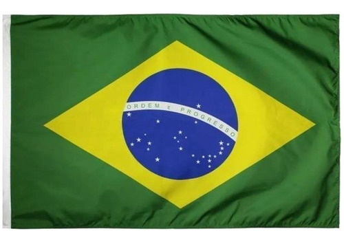 Bandeira Brasil Oficial Estampada 130x90cm