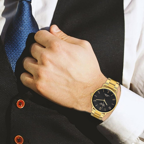 Omax Reloj De Pulsera Analógico Analógico De Cuarzo Japonés
