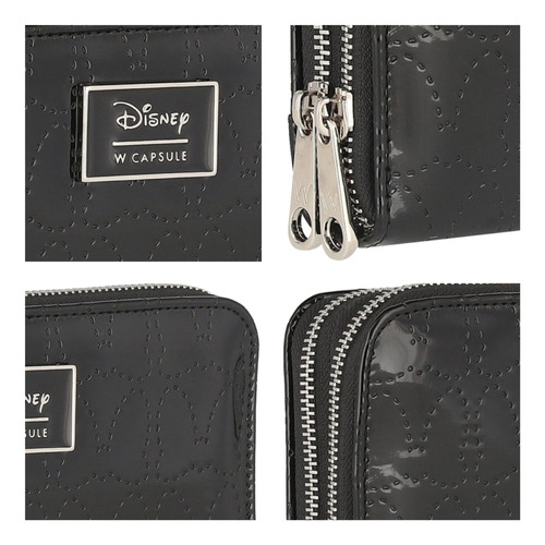 Cartera Para Mujer W Capsule Negro Hbyarmulke60cw