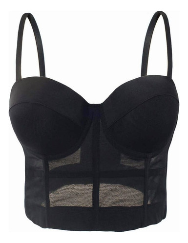 Bustier Corset Bralette Push Up Sujetador Crop Top Sexy