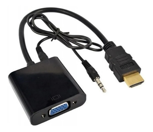 Adaptador Conversor Mini Hdmi A Vga + Audio Tablet Cámara