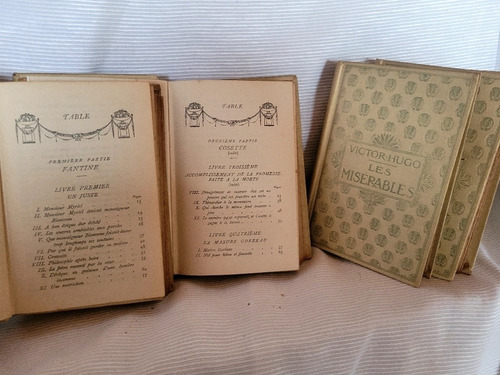 Les Miserables Victor Hugo 4 Tomos Nelson En Frances