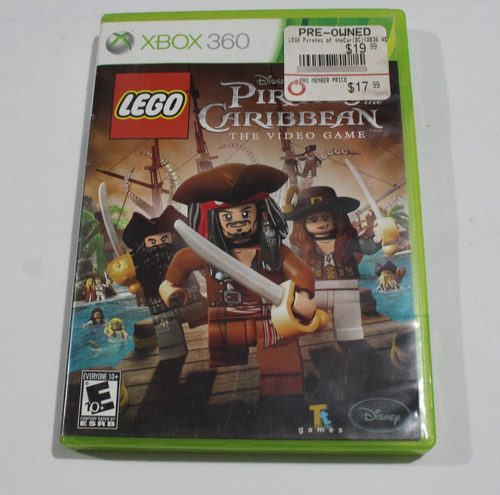 Videojuego Lego Pirates Of The Caribbean Para Xbox 360