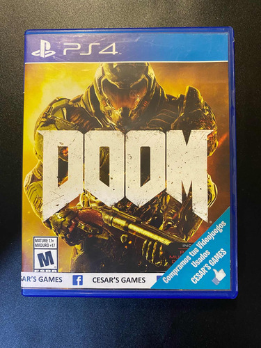 Doom Ps4 Playstation 4 Y Ps5 (Usado)
