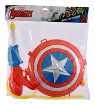 Comprar Vengadores Escudo Y Pistola Lanza Agua Water Gun Orig Ditoys