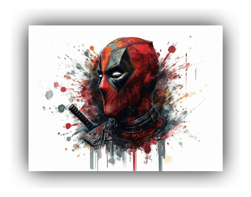 Arte De Pared Inspiraciones Dead Pool The Movie 50x40cm