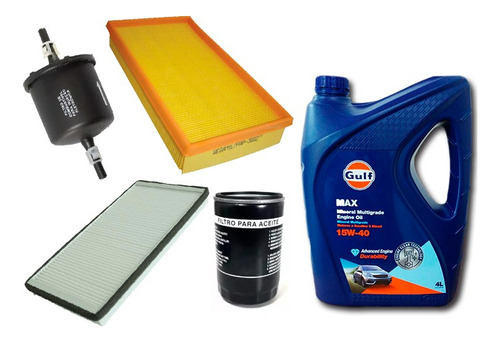 Kit Filtros Y Aceite Vw Gol G2 G3 Ab9 Ap Con Aire 1.6
