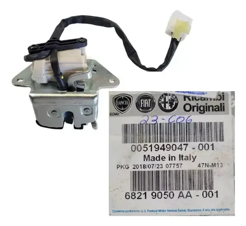 Fechadura Da Tampa Porta Malas Original Fiat Linea 51949047