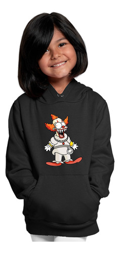 Sudadera Infantil Estampada De Payaso It De Homero Simpson