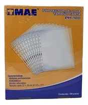 Comprar Protectores De Hojas Tamaño Carta Mae C\u002F100 Pzs Para Carpeta