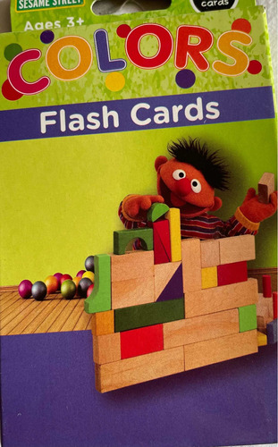 Flash Cards Didácticas Colores Niños Plaza Sesamo