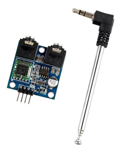 Mgsystem Modulo Tea5767 Fm Estéreo Radio + Antena Arduino