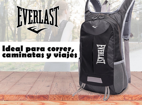 Imagen 8 de 10 de Mochila Everlast Bici Running Trekking Liviana Acolchada Hb