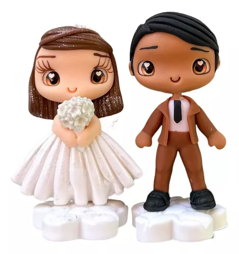 Bonequinhos de casamento desenho