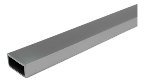 Tubo Alumínio Retangular 1 X 1/2 (2,54cmx1,27cm) Com 1,30mt