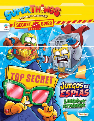 Libro - Libro - De Stickers Superzings Secret Spies Series