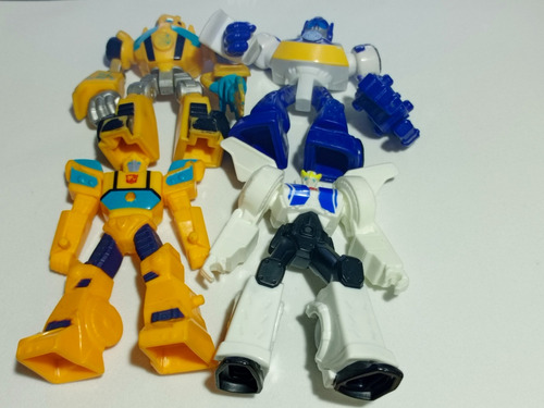 4 Muñecos Transformers De Segunda 