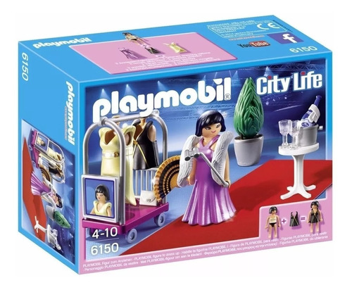 Playmobil 6150 City Life Celebridad Alfombra Roja Original