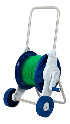 Kit Carro Con Manguera Riego Mallada 20mt 1/2 2124 Aquaflex