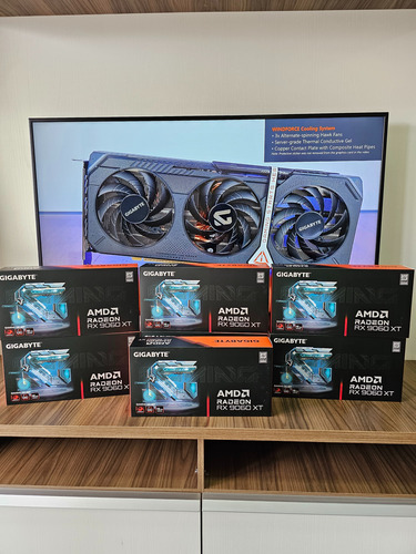 Placa De Vídeo Gigabyte Rx 9060 Xt Gaming Oc 16gb Gddr6