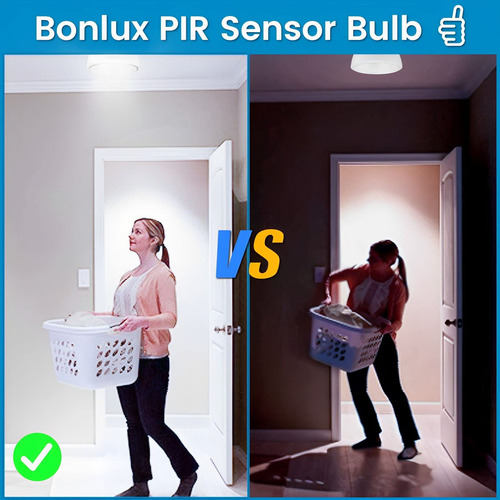 Luz De Techo Led Con Sensor De Movimiento Pir, 15 W
