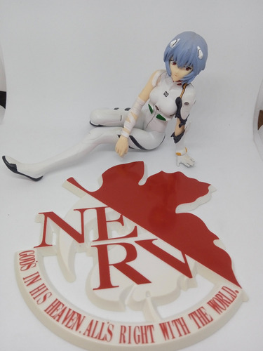 Figura Rei Ayanami Eva Evangelion Extra Flash A Smile (Usado)