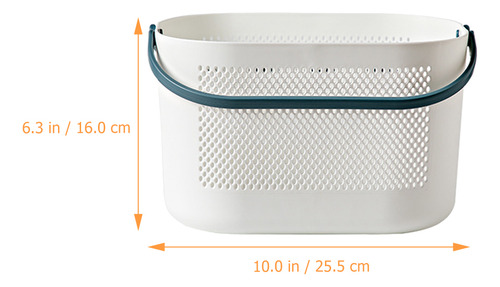Cesta De Almacenamiento De Plástico, Cesta De Ducha Con Orga