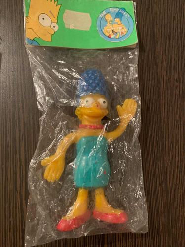 Simpsons Marge Bendable Goma Blister Cerrado 90s