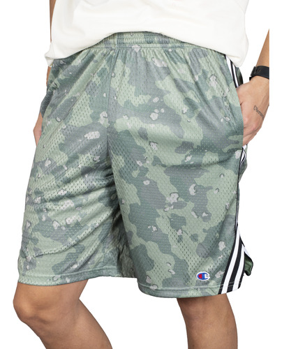 Short Champion Camo Hombre Training Verde