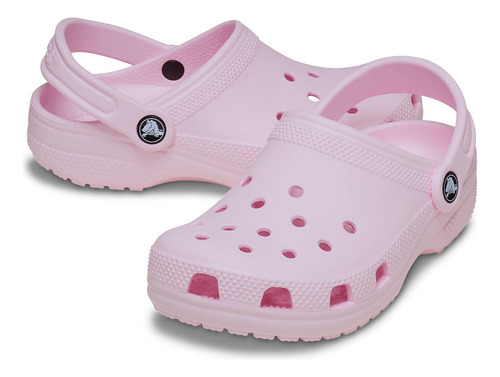 Zueco Niña Classic Clog Rosa Crocs