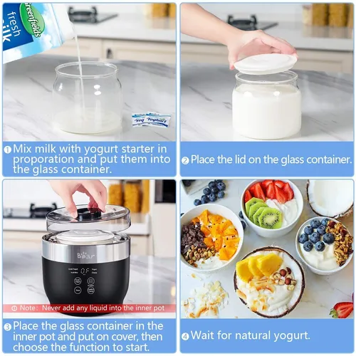 Maquina Del Fabricante Fabricante De Yogur Yogur Con Re...