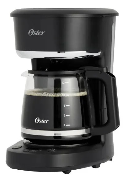 Cafetera Oster 12 Tazas Programable Led Filtro Reutilizable