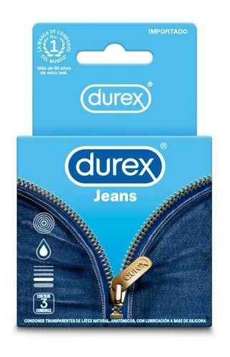 Preservativo Durex Jeans X 3