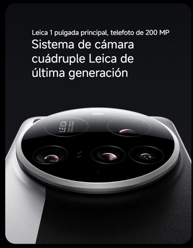 Xiaomi 15 Ultra 6.73 Amoled 120hz, Snapdragon 8 Elite, 16gb Ram, 512gb, Cámara Leica 200mp, 6000mah, Carga 90w, Ip68