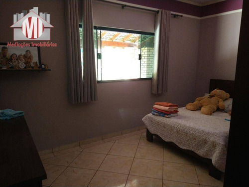 Ótima Chácara Com 03 Dormitórios, Plana, Vista Deslumbrante, Pomar, À Venda, 1600 M² Por R$ 430.000 - Rural - Socorro/sp - Ch0796