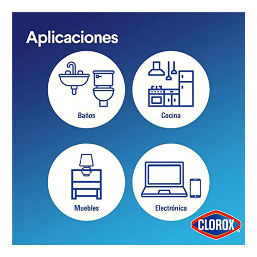 Pack Clorox Expert Toallitas Desinfectantes Aroma Fresco 15
