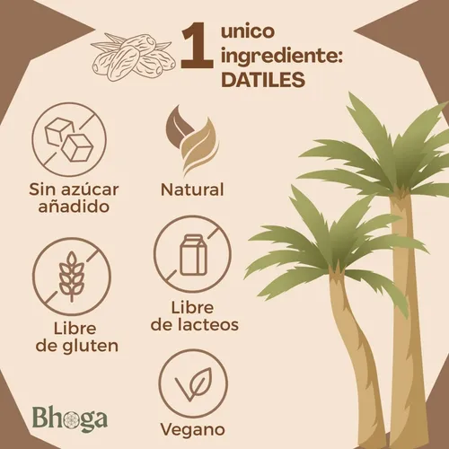 Crema De Datiles Sin Azucar