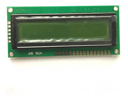 Display Lcd 16x2 Sem Back Fundo Verde (80x36x9,5mm)