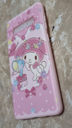 Case De Silicona My Melody Para Samsung Galaxy S10 Plus.
