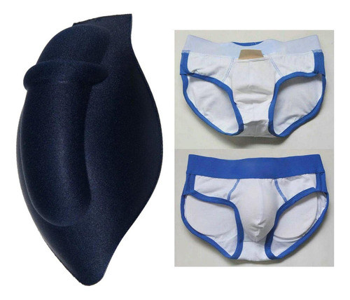 2 Ropa Interior De Hombre Copa De Mejora Bulge Almohadilla