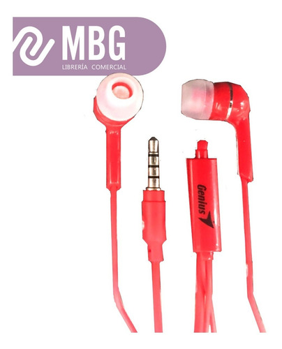 Imagen 2 de 6 de Auricular Genius Hs-m320 Con Microfono In Ear