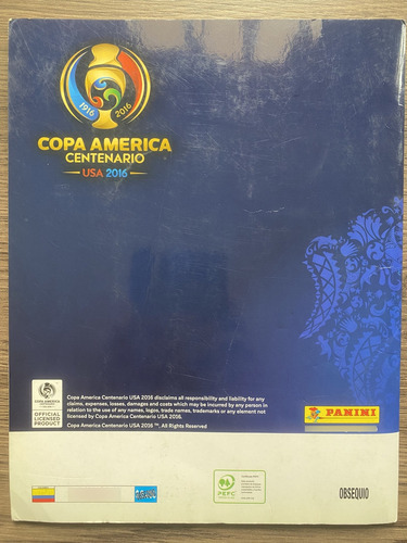 Album Copa America Centenario Usa 2016 Panini 100% Original