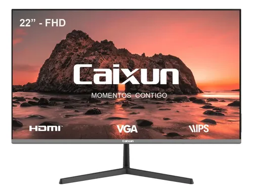 Monitor Caixun Con Pantalla De 22"" 75Hz Color Negro