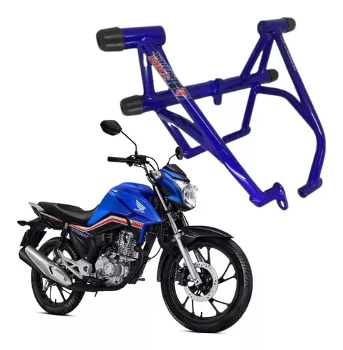 Protetor Stunt Race Titan 160 Fan 160 Street Cage Azul